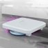 Intelligent Two wheel Mopping  Machine Household Automatic Mini Mopping Robot white