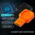 Intelligent Voice Microphone USB Intelligent Voice Control Language Translator for Computer Stage Conference black