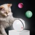 Interactive Cat Toy Ball Usb Rechargeable Automatic Rotating Electronic Pet Toy Rechargeable red Approximately 6 4cm in diameter