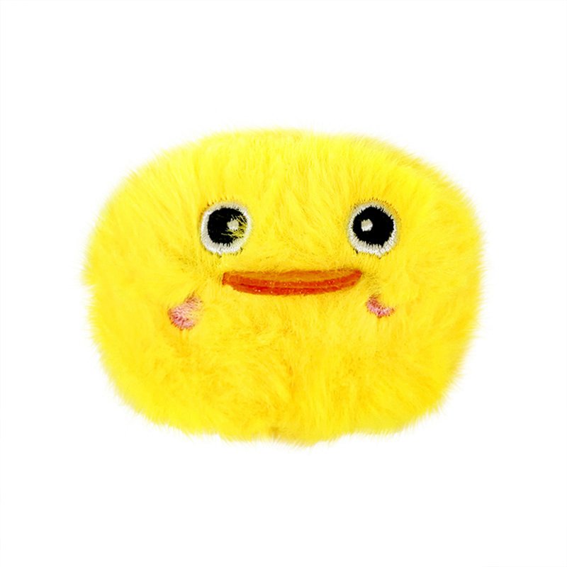 Interactive Cat Toy Rechargeable Automatic Chirping Cat Toy With Catnip Cat Toys For Indoor Cats Kitten Dog Puppy yellow duck Diameter 5.5cm