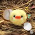 Interactive Cat Toy Rechargeable Automatic Chirping Cat Toy With Catnip Cat Toys For Indoor Cats Kitten Dog Puppy yellow duck Diameter 5 5cm