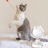 Interactive Cat Toys For Indoor Cats  USB Rechargeable And Battery Powered  Dual Mode Motion Activated Cat Automatic Infrared Toys For Cats Dogs White