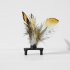 Interactive Cat Toys For Indoor Cats Automatic Electric Honeybee Touch Moving Rechargeable Car Toy With Feather Pet Supplies Pink 1pc