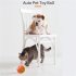 Interactive Dog Toys Ball Electric Launcher Durable Automatic Rolling Balls with 2 Modes Remote Control Pink