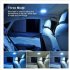 Interior Ceiling Led  Light Built in Lithium Battery Usb Charging Stepless Dimming 3 color Switching Indoor Dome Car Reading Lamp Y 978 pure white   ice blue