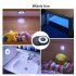 Interior Ceiling Led  Light Built in Lithium Battery Usb Charging Stepless Dimming 3 color Switching Indoor Dome Car Reading Lamp Y 978 Yellow   Ice Blue