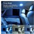 Interior Ceiling Led  Light Built in Lithium Battery Usb Charging Stepless Dimming 3 color Switching Indoor Dome Car Reading Lamp Y 978 Yellow   Ice Blue