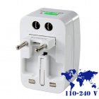International travel adapter with surge protection for worldwide use   A single all in one design allowing any of your home electrical 