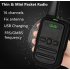 Interphone Dual Band Handheld Two Way Ham Radio Communicator HF Transceiver Amateur Handy interphone U S  regulations