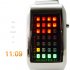 Introducing The Continuum  a red  yellow  and green LED watch from the future which manifests the nucleus of cool by reinventing how we tell time