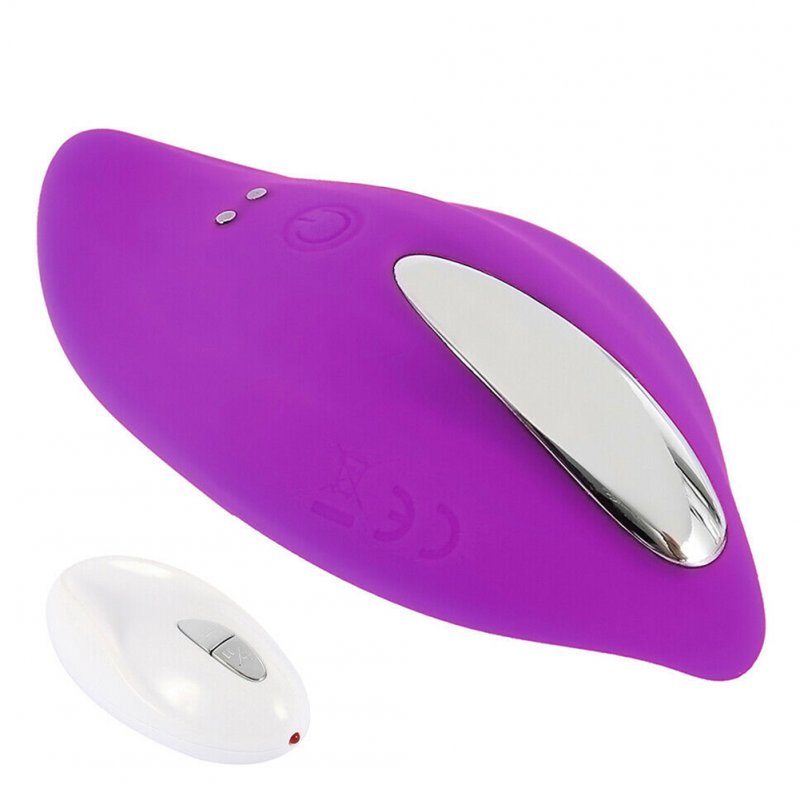 Invisible Wearable Vibrator Wireless Remote Control Vibration 10-frequency Rechargeable Women  Masturbation  Device purple