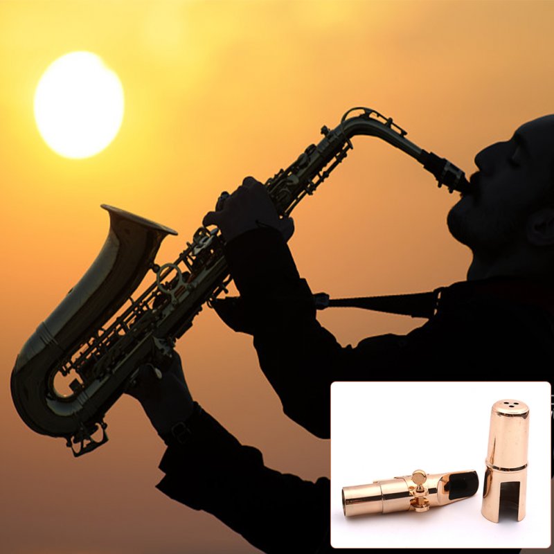 Professional Alto Saxophone Metal Mouthpiece Clip Set 