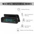 Ip67 Waterproof Tire  Pressure  Monitor Tpms Tire Pressure Monitoring System With Temperature Pressure Lcd Display Auto Alarm Real time Monitoring black