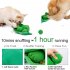 Iq Training Snuffle Sniff Training Plush Pet Toys Interative Squeaky Stuffed Pea Balls Toys green