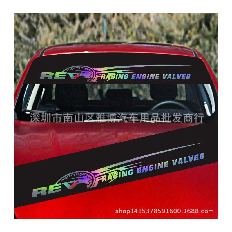 Car Stickers Reflective Letters Auto Car Rear Window Windshield Decal Stickers 