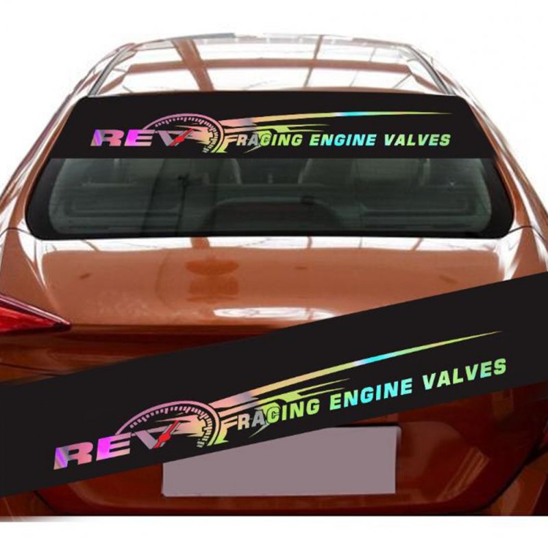 Car Stickers Reflective Letters Auto Car Rear Window Windshield Decal Stickers 