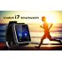 Iradish i7 Bluetooth smart watch for Android devices and iPhones  1 54 inch touch screen  pedometer  sleep monitor  anti lost function  SMS   Phonebook Sync