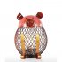 Iron  Piggy Chick Dog  Bank Coin  Storage Case Home Decoration Animal Figure Iron Art Piggy bank