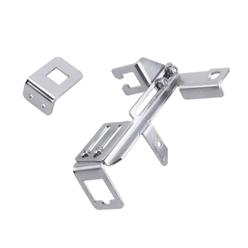 Iron Throttle And Kickdown Cable Downshift Bracket Kit For Chevrolet SBC-BBC Silver