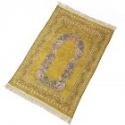 Islamic Pilgrimage Blanket Muslim Prayer Mat Lightweight Thin Carpet Islam Eid Ramadan Gift Orange_70cm*110cm