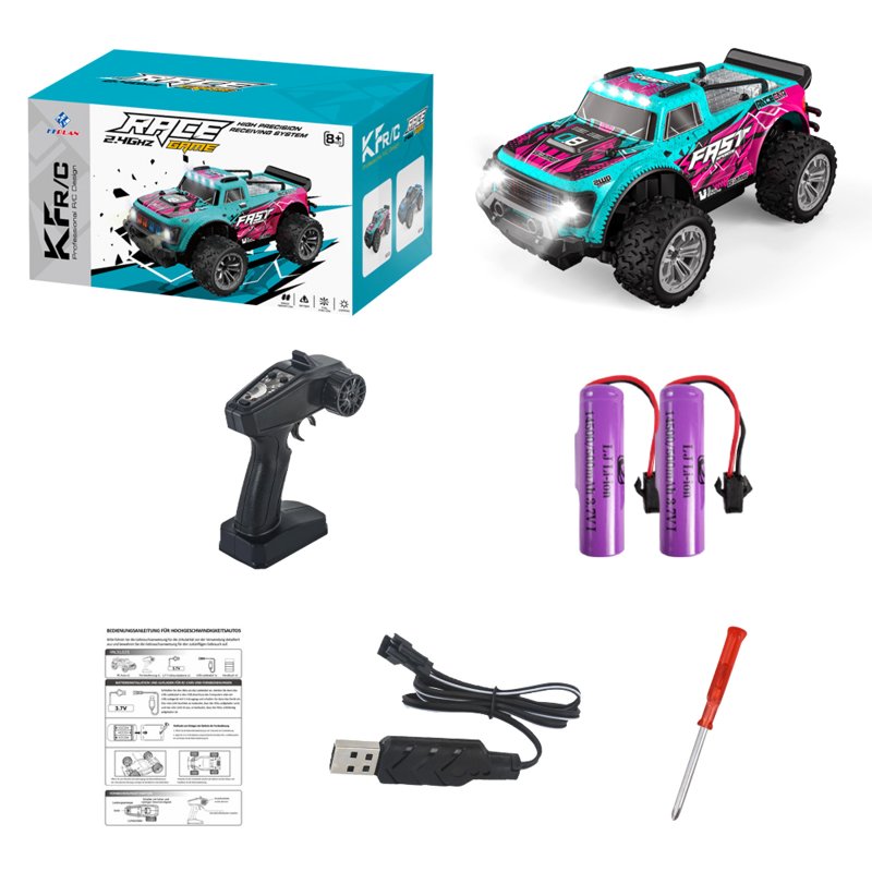KF23 RC Car Mini Drift Racing Car High Speed Remote Control Off-Road Vehicle With Light For Boys Girls Birthday Christmas Gifts 