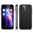 3.0 inch Xs12 Mini Android Smartphone 4G MTK6739CW 4-core 3GB RAM 32GB ROM Android 9.0 Black