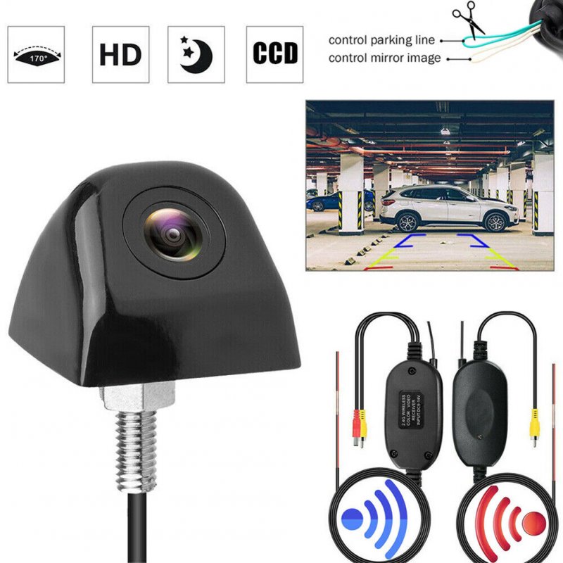 2.4G Wireless Car Camera Front Rear View Reversing Camcorder Infrared Night Vision Backup Camera 