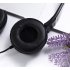 J08 Wired Earphone Universal Gaming Headset with Microphone for Computer black
