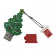  Christmas Tree Waterproof U DISK Green 16GB