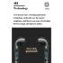 J18 Wireless Earbuds 20H Playtime Stereo Sound Earphones With Charging Case For Smart Phone Computer Laptop black