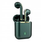 J18 Wireless Earbuds 20H Playtime Stereo Sound Earphones With Charging Case For Smart Phone Computer Laptop green