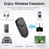 J19 Bluetooth Audio Receiver Mic Handsfree Call Wireless Adapter Bluetooth 5 0 Speaker Headphone Audio Transmitter black