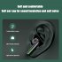J28 Wireless Bluetooth Headset Tws Semi in ear Binaural Long Standby Earphones red