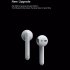 J55 Tws Wireless Bluetooth compatible Headset Noise Reduction Music Earbuds Sports Earphone With Power Digital Display White