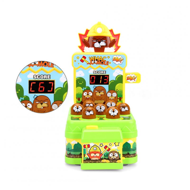 Whack Game Mole Toys Electronic Arcade Game With Hammers Pounding Hammering Interactive Toys With Sound Light For Boys Girls Gifts 