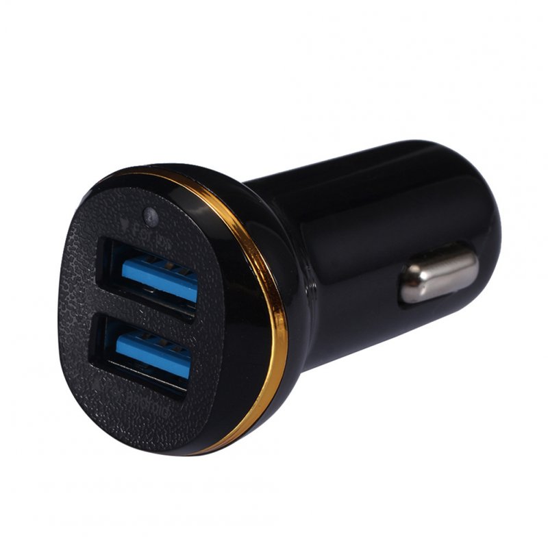 Car 3.1a Dual Usb Car Charger Led Portable Dc 12-24v Car Charger Universal Application Usb Car Charger For Mobile Phones 