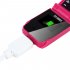J9 0 66 inch  Mini Filp Mobile Phone Fm Wireless Bluetooth 3 0 Dialer Hands Free Headset Cellphone Pink