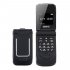 J9 0 66 inch  Mini Filp Mobile Phone Fm Wireless Bluetooth 3 0 Dialer Hands Free Headset Cellphone Gold