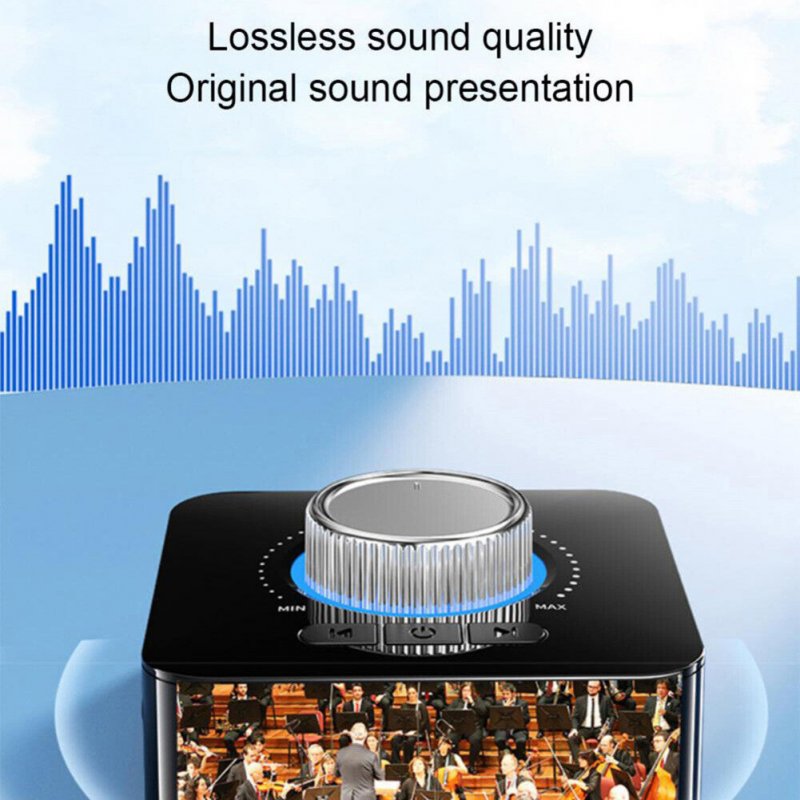 2 In 1 Audio Adapter LED Digital Display V5.0 Transmitter Receiver With Built-in Microphone For Phone MP3 Player 