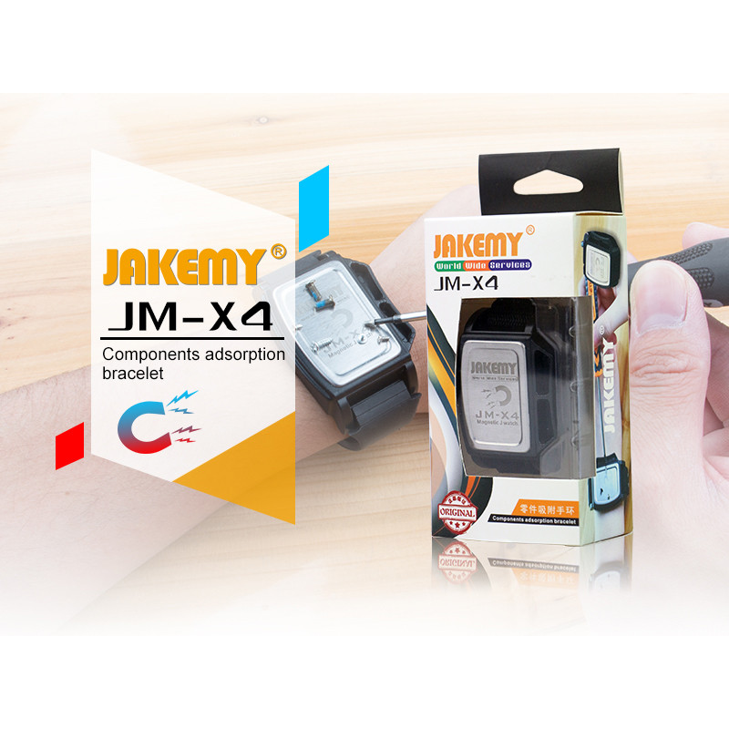 JAKEMY JM X4 Wrist Band Magnetizer Tool