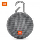 Original <span style='color:#F7840C'>JBL</span> Clip 3 Portable Bluetooth Speaker Mini Waterproof Wireless Outdoor Sport Colorful gray