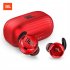 JBL T280 TWS Wireless Headphones Gaming Sports Bluetooth compatible Earbuds Deep Bass Waterproof Headset blue
