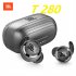 JBL T280 TWS Wireless Headphones Gaming Sports Bluetooth compatible Earbuds Deep Bass Waterproof Headset Red