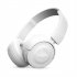 JBL T450BT Wireless Bluetooth compatible Headphones Flat Foldable In ear Bass Headset With Mic Noise Cancelling White