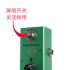 JDF 10 Electric Guitar Effector Analog Delay Effector with Led Light dark green