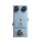 JDF-7 Electric Guitar Effector Analog Chorus Effector with Led Light blue