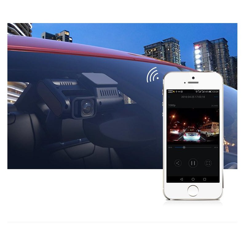 Car Data Recorder HD Night Vision 360-degree Panoramic Dual-lens Wireless 24-hour Parking Monitoring 