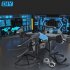 JJRC DIY Teaching Assembly Drone Interactive Training Fixed Altitude Aerial Photography Remote Control Aircraft Black orange without camera