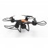 JJRC DIY Teaching Assembly Drone Interactive Training Fixed Altitude Aerial Photography Remote Control Aircraft Black orange without camera