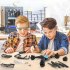 JJRC DIY Teaching Assembly Drone Interactive Training Fixed Altitude Aerial Photography Remote Control Aircraft Black orange without camera